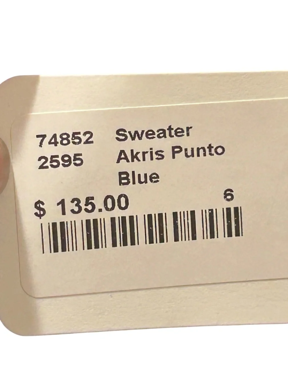 NWT AKRIS Punto Fine Wool Sweater Cardigan Women's Size 6 S M New A-K-R-I-S